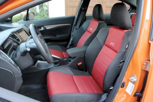 2015 Honda Civic Si Sedan front seats