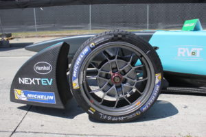 Formula E wheel close