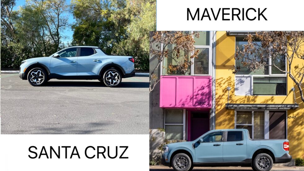 Ford Maverick vs. Hyundai Santa Cruz - Comparison  MilesPerHr